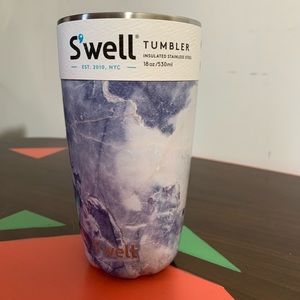 Swell Blue Granite Tumbler with Lid